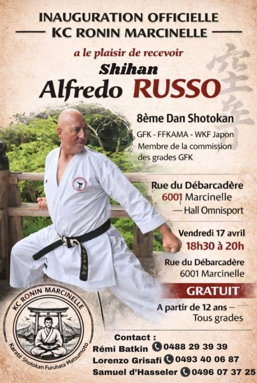 Stage avec Alfredo Russo